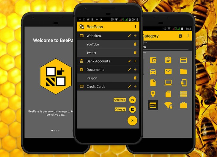BeePass App android composition